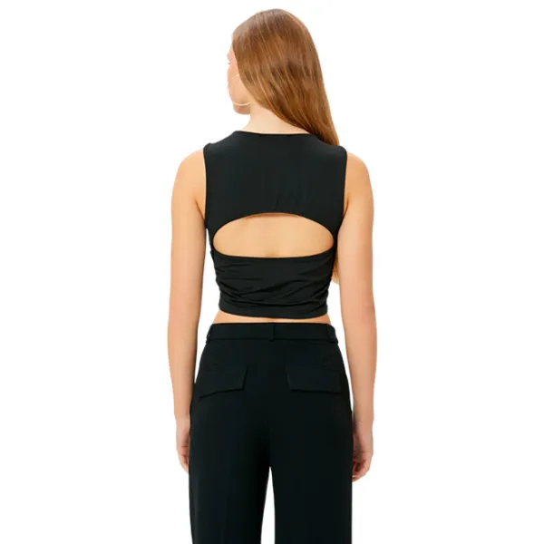 Maiou pentru femei Koton 4SAL30097IK XS/ Black photo 5