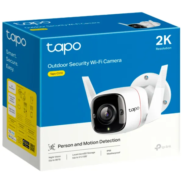 Cameră de supraveghere TP-Link TAPO C310 Fără fir/ White photo 3 Cameră de supraveghere TP-Link TAPO C310 Fără fir/ White photo 3