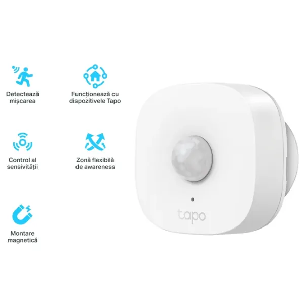 Senzor de mișcare TP-Link Tapo T100 White photo 2