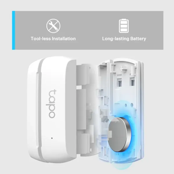 Senzor de contact TP-Link Tapo T110 White photo 4