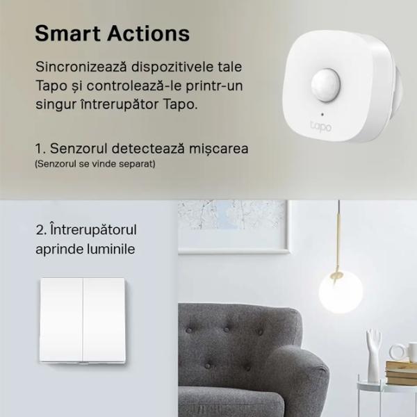 Умный переключатель TP-Link Tapo S220 Белый photo 4