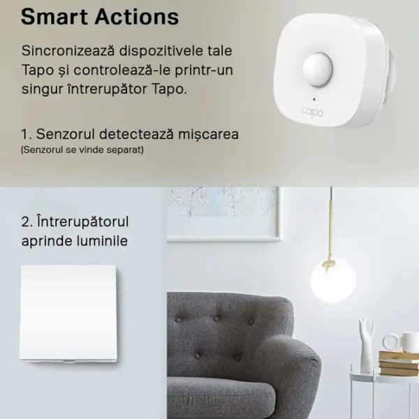 Умный переключатель TP-Link Tapo S210 Белый photo 4