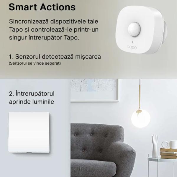Умный переключатель TP-Link Tapo S210 Белый photo 4