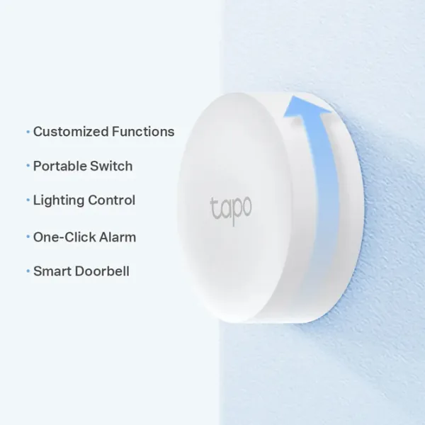 Buton de urgență TP-Link Tapo S200B White photo 3