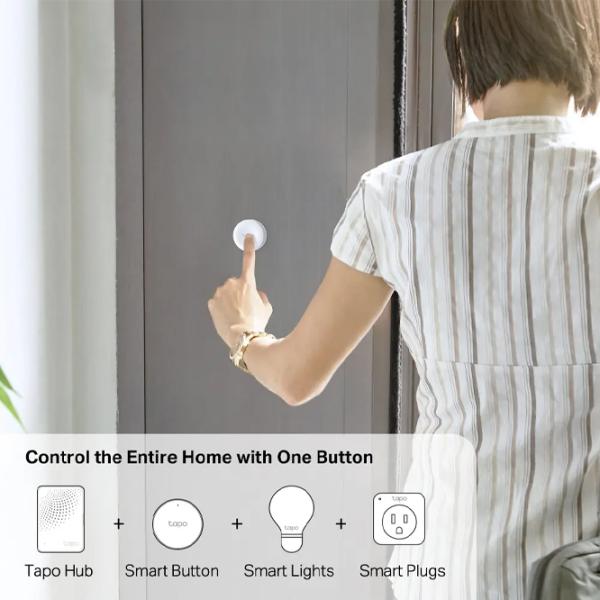 Buton de urgență TP-Link Tapo S200B White photo 6