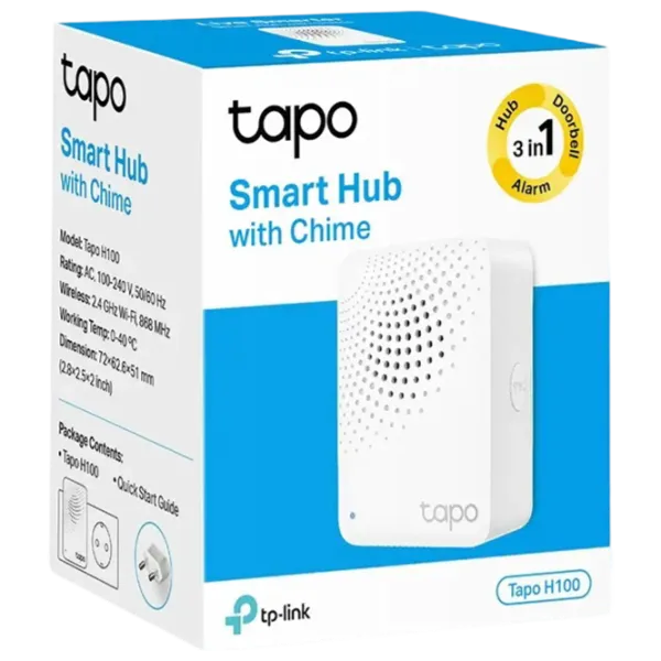 Интеллектуальный центр TP-Link Tapo H100 Белый photo 2