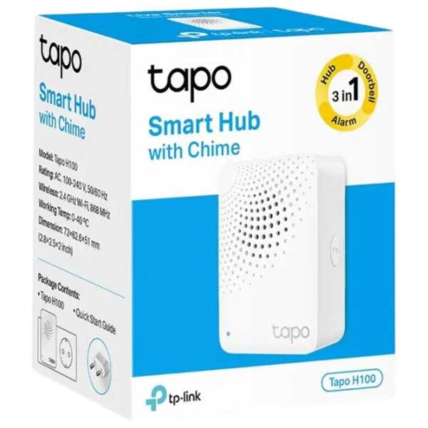 Интеллектуальный центр TP-Link Tapo H100 Белый photo 2