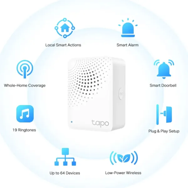 Интеллектуальный центр TP-Link Tapo H100 Белый photo 3