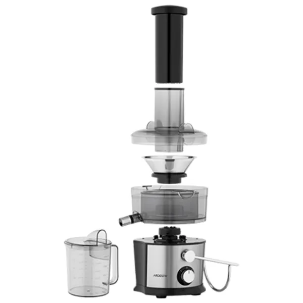 Storcator de fructe Ardesto JEG-800 Centrifugă / 1100 W / Black Silver photo 11
