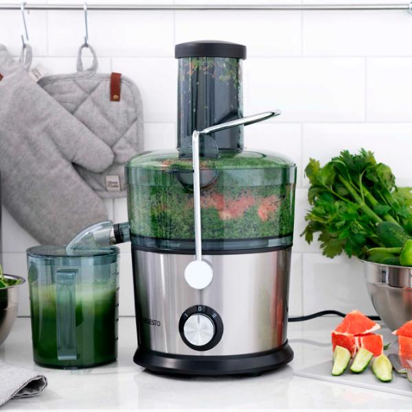 Storcator de fructe Ardesto JEG-800 Centrifugă / 1100 W / Black Silver photo 15