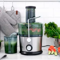Storcator de fructe Ardesto JEG-800 Centrifugă / 1100 W / Black Silver photo 15
