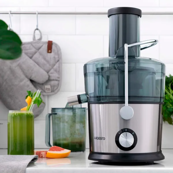 Storcator de fructe Ardesto JEG-800 Centrifugă / 1100 W / Black Silver photo 16