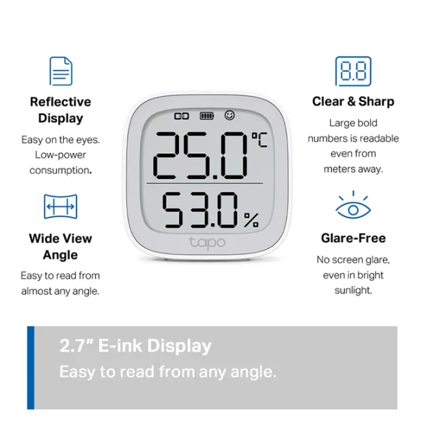 Stație meteorologică TP-Link Tapo T315 White photo 3
