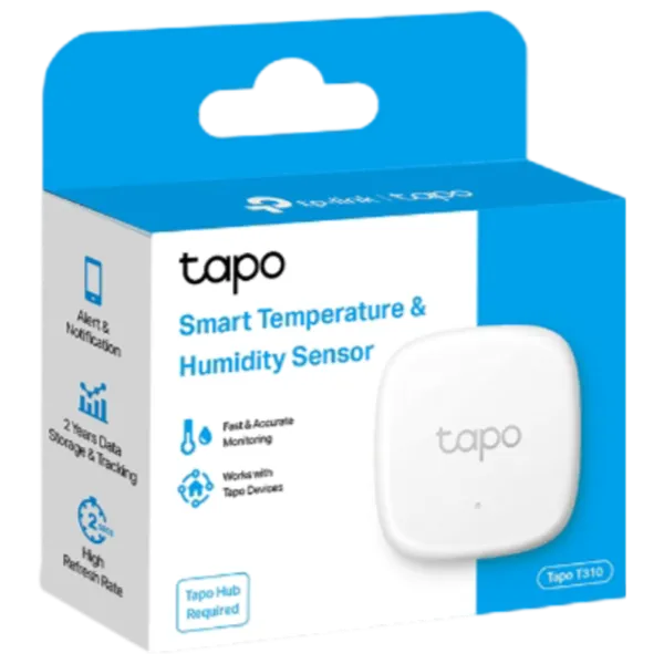 Senzor de Temperatură si Umiditate TP-Link Tapo T310 White photo 2