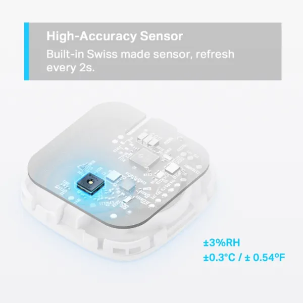 Senzor de Temperatură si Umiditate TP-Link Tapo T310 White photo 3