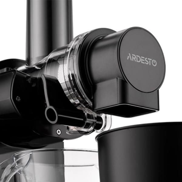 Storcator de fructe Ardesto JEG-1500S Cu melc / 200 W / Silver Black photo 7