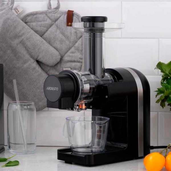 Storcator de fructe Ardesto JEG-1500S Cu melc / 200 W / Silver Black photo 10