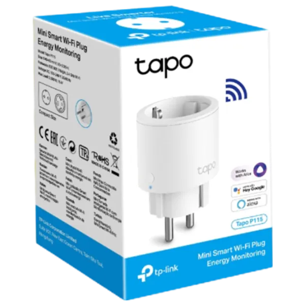 Smart priza TP-Link Tapo P115 Белый photo 2
