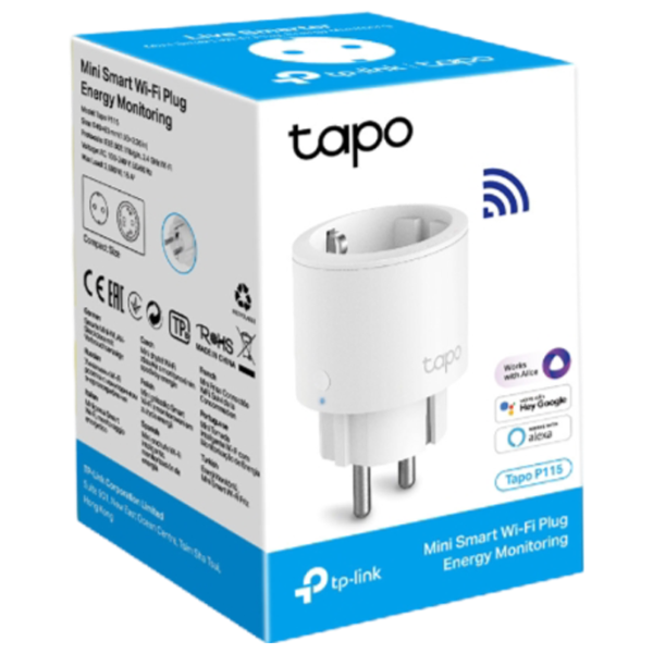 Smart priza TP-Link Tapo P115 Белый photo 2