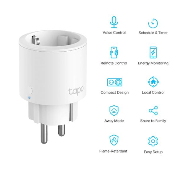 Smart priza TP-Link Tapo P115 Белый photo 3