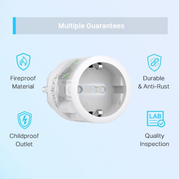 Smart priza TP-Link Tapo P115 Белый photo 4