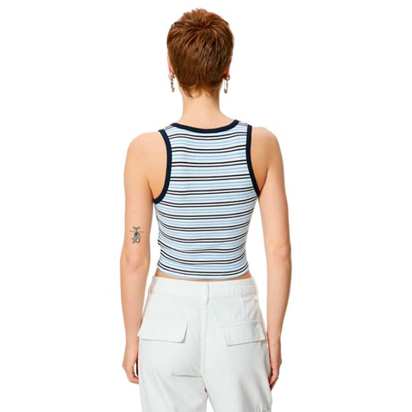 Maiou pentru femei Koton 4SAL30095IK L/ Blue photo 2 Maiou pentru femei Koton 4SAL30095IK L/ Blue photo 2