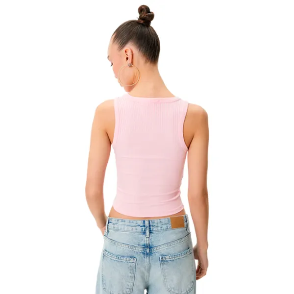 Майка для женщин Koton 4SAL30089IK M/ Розовый photo 2 Майка для женщин Koton 4SAL30089IK M/ Розовый photo 2