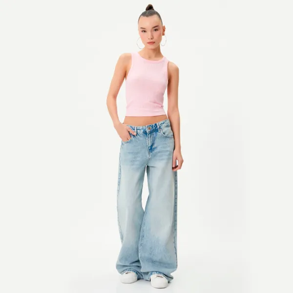 Майка для женщин Koton 4SAL30089IK XS/ Розовый photo 5 Майка для женщин Koton 4SAL30089IK XS/ Розовый photo 5