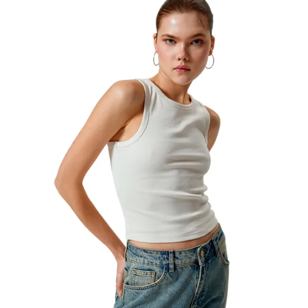 Maiou pentru femei Koton 4SAL30006IK S/ Beige photo 3