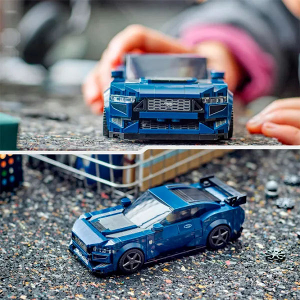 Constructor LEGO Ford Mustang Dark Horse Sports Mașină/ Blue photo 8