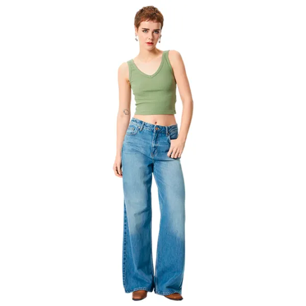 Maiou pentru femei Koton 4SAL30009IK L/ Khaki photo 5