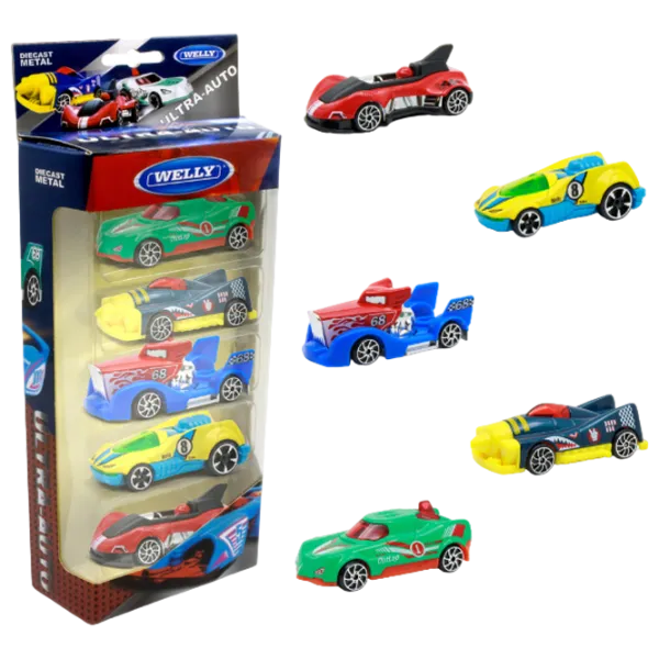 Set de mașini Welly Ultra Auto 95310A-5G Black Multicolor photo 1 Set de mașini Welly Ultra Auto 95310A-5G Black Multicolor photo 1