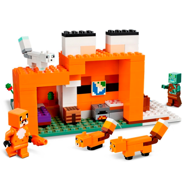 Constructor LEGO The Fox Lodge Figuri/ Multicolor photo 3