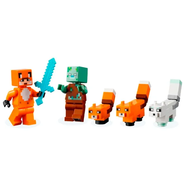 Constructor LEGO The Fox Lodge Figuri/ Multicolor photo 5