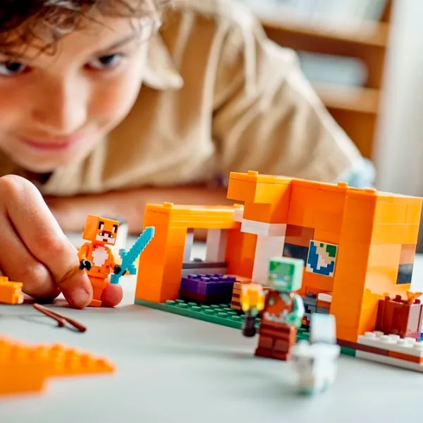 Constructor LEGO The Fox Lodge Figuri/ Multicolor photo 8