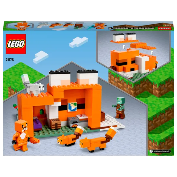 Constructor LEGO The Fox Lodge Figuri/ Multicolor photo 9