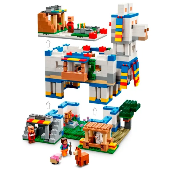 Constructor LEGO The Llama Village Figuri/ Multicolor photo 5 Constructor LEGO The Llama Village Figuri/ Multicolor photo 5