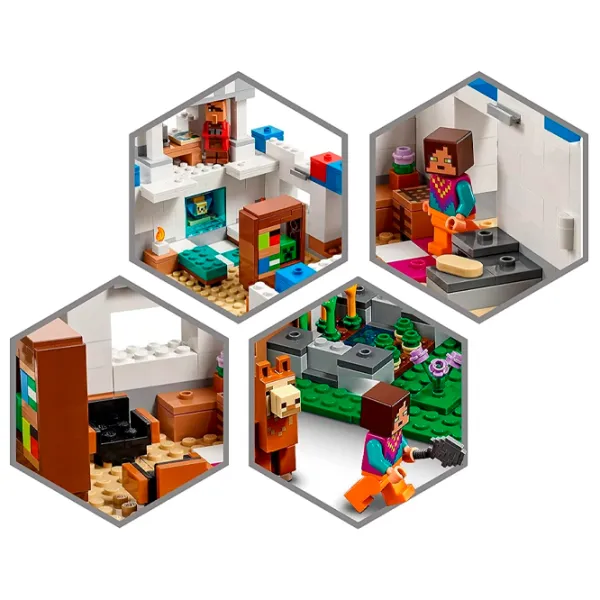 Constructor LEGO The Llama Village Figuri/ Multicolor photo 8 Constructor LEGO The Llama Village Figuri/ Multicolor photo 8