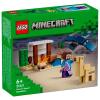 Constructor LEGO Steve's Desert Expedition Figuri/ Multicolor