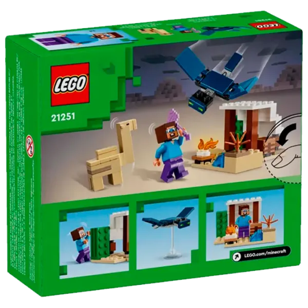 Constructor LEGO Steve's Desert Expedition Figuri/ Multicolor photo 9