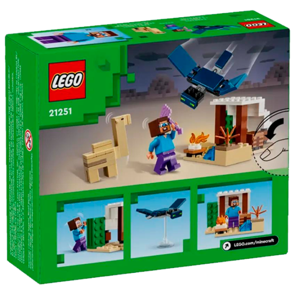 Constructor LEGO Steve's Desert Expedition Figuri/ Multicolor photo 9