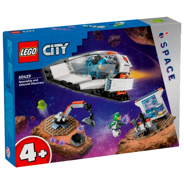 Constructor LEGO Spaceship and Asteroid Discovery Navă spațială/ Multicolor photo 1