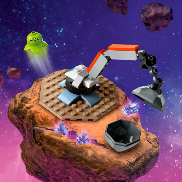 Constructor LEGO Spaceship and Asteroid Discovery Navă spațială/ Multicolor photo 6