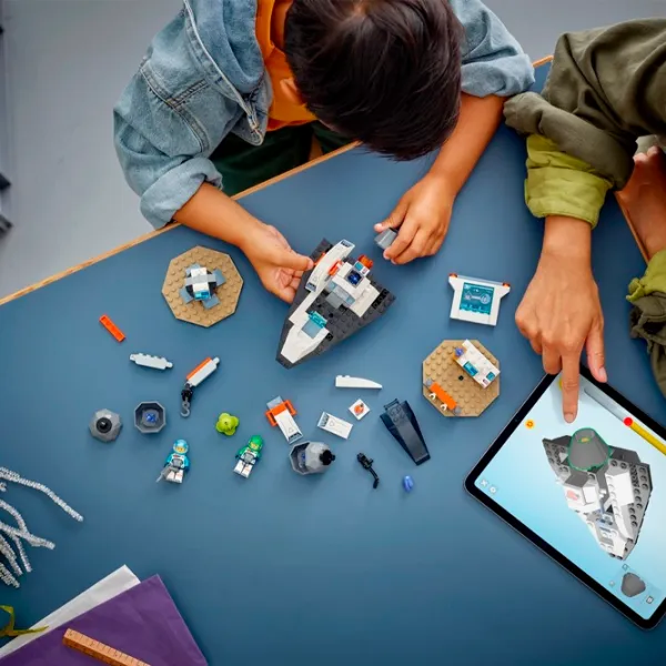 Constructor LEGO Spaceship and Asteroid Discovery Navă spațială/ Multicolor photo 10