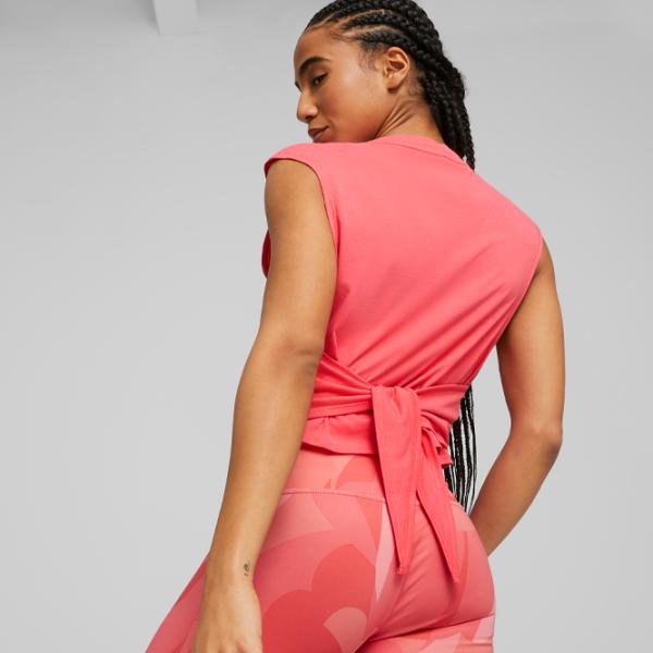Майка для женщин Puma Studio Skimmer Tee XS/ Кораллово-розовый photo 4