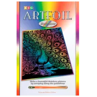 Set de creație Sequin Art Artfoil Rainbow Peacock SQ0543 8+/ Multicolor Multicolor