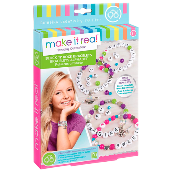 Креативный набор Make It Real Jewelry Collection Block & Rock Charm bracelets 1205 8+/ Разноцветный Разноцветный photo 1