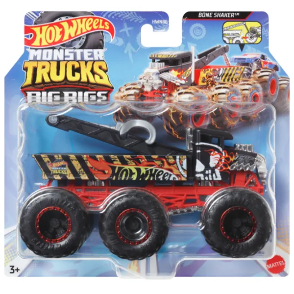 Mașină Hot Wheels Monster Trucks HWN86 Black Multicolor photo 6