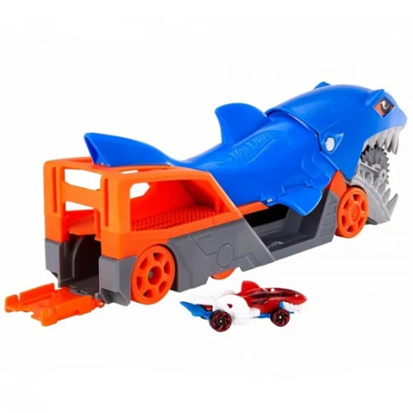 Camion Hot Wheels Transportator Rechinul GVG36 Black Blue photo 2