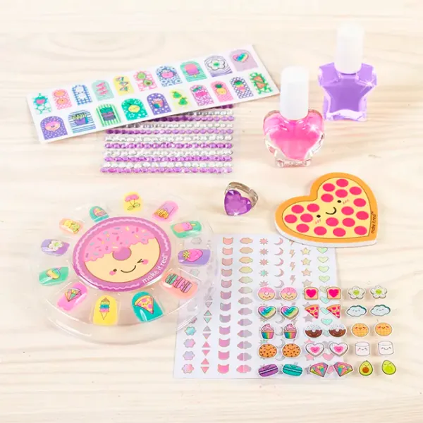 Set de creație Make It Real Bringing Creativity to Life Glitter Girls Nail Party 2306 8+/ Multicolor Multicolor photo 2